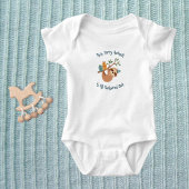 ワイルド1歳の誕生日ワンピース ベビーボディスーツ