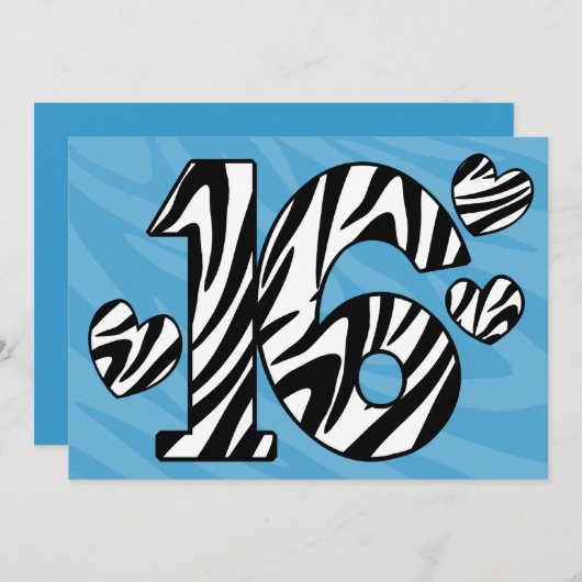 ワイルド16 招待状 (正面/裏面)