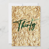 ワイルド30th誕生日招待状 招待状 (裏面)