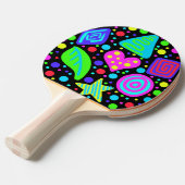 ワイルド80年代パーティー 卓球ラケット (正面アングル)