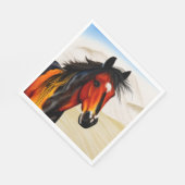 ワイルド・アット・ハート – 元気いっぱいの西部のピント・ポニー スタンダードランチョンナプキン (角)