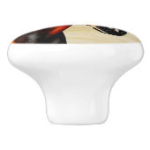 ワイルド・アット・ハート – 元気いっぱいの西部のピント・ポニー セラミックノブ (側面)