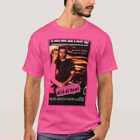 ワイルド・アット・ハート- Nicholas Cage Laura Dern Poster Tシャツ (正面)