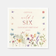 ワイルド アンド シックス ワイルドフラワー 6歳の誕生日パーティー