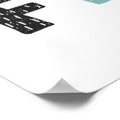 ワイルド アンド フリー | ドゥードル レターズ ポスター (角)