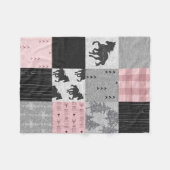 ワイルド・アンド・フリー・ホース・ベビーブランケット フリースブランケット (正面(横))