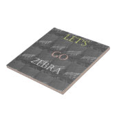 ワイルド・アンド・フリー レッツゴー! : ゼブラの旅 タイル (側面)