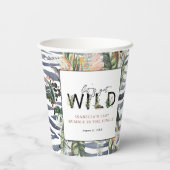 ワイルド・イン・ラブ | ジャングル・ブライダルシャワー 紙コップ (裏面)