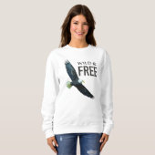 ワイルド&イーグル付きフリー スウェットシャツ (正面フル)