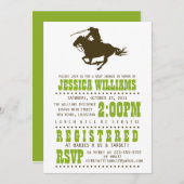 ワイルド·ウェスト·ベイビー·シャワー 招待状 (正面/裏面)