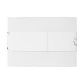 ワイルド ウォーターカラー ローズ ガーランド 招待状ベリーバンド (裏面例)