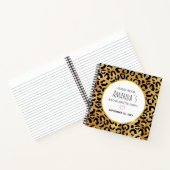 ワイルド＆エキゾチック レオパード プリント ゲストブック ノートブック (内部)