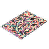 "ワイルド"オリジナル抽象芸術 ノートブック (左側)