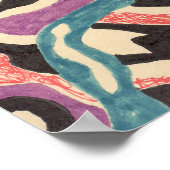 "ワイルド"オリジナル抽象芸術 ポスター (角)