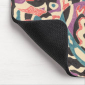 ワイルド、オリジナル抽象芸術 マウスパッド (コーナー)