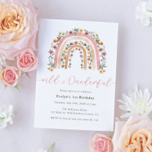 ワイルド&オンダーフル野草虹の第1の誕生日