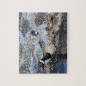 ワイルド(カナダ)ガチョウの追跡:パイパーの唾の唾 ジグソーパズル (縦)