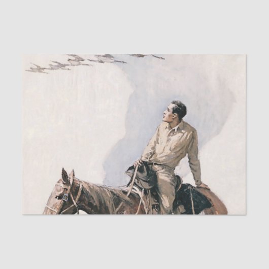 『ワイルド・ガイス』西洋アート、WHD Koerner著 薄葉紙 (正面)