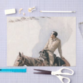 『ワイルド・ガイス』西洋アート、WHD Koerner著 薄葉紙 (クラフト)