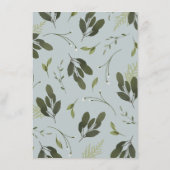 ワイルド&グリーンメニューボード メニュー (裏面)