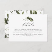 ワイルド/グリーン詳細カード 出欠カード (正面/裏面)