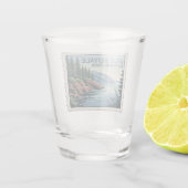 ワイルド・サイド・オブ・イスル・ロイヤル・スタンプを探索 ショットグラス (裏面)