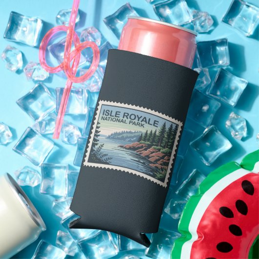 ワイルド・サイド・オブ・イスル・ロイヤル・スタンプを探索 スリム缶クーラー (インサイチュ 夏)