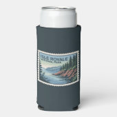 ワイルド・サイド・オブ・イスル・ロイヤル・スタンプを探索 スリム缶クーラー (Seltzer正面)