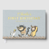 ワイルド・シングスがいる所 1歳の誕生日 ゲストブック (正面)