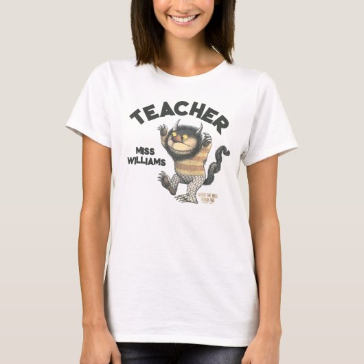 ワイルド・シングスの先生 Tシャツ (正面)
