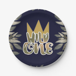 ワイルド・シングス王の1歳誕生日パーティー ペーパープレート