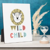 ワイルド チャイルド スカンディア ライオン フォトプラーク (側面)