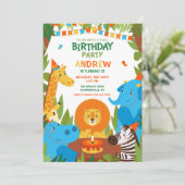 ワイルド·バースデー·パーティー 招待状 (スタンド正面)