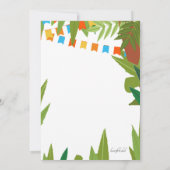 ワイルド·バースデー·パーティー 招待状 (裏面)