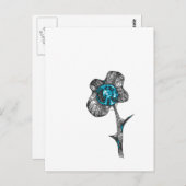 ワイルド ピース フラワー ポストカード (正面/裏面)