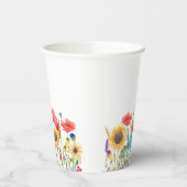 ワイルド フラワーズ ミックス＆マッチ 紙コップ (左)