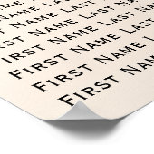 ワイルド フラワーズ ヴィンテージ フラワル ボヘミア ウェディング チェア ポスター (角)