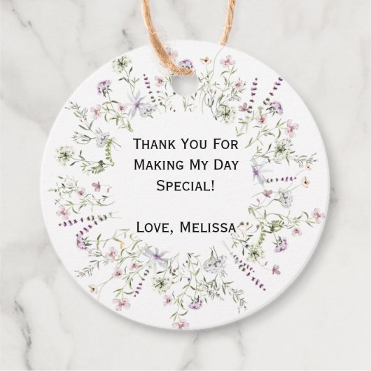 ワイルド フラワー ブルーム フェイバータグ (正面)