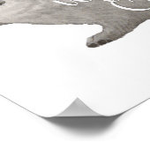 ワイルド&フリーウォーターカラーボホラビット ポスター (角)