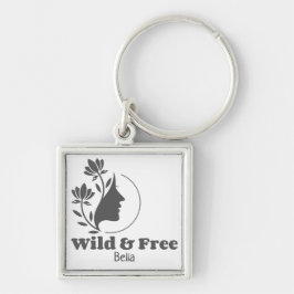 ワイルド&フリー – パーソナライズされた離婚独身の キーホルダー