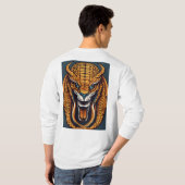 "ワイルド&フリー：冒険を受け入れる" Tシャツ (裏面フル)