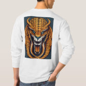 "ワイルド&フリー：冒険を受け入れる" Tシャツ (裏面)