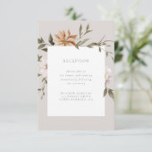 ワイルド フローラル 受付案内カード 出欠カード (スタンド正面)