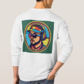 「ワイルド・ヘア、ワイルド・マインド」 Tシャツ (裏面)