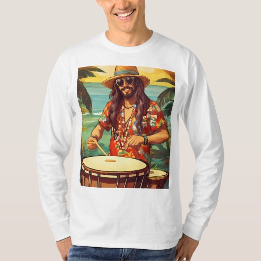 「ワイルド・ヘア、ワイルド・マインド」 Tシャツ (正面)