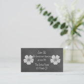 ワイルド・ホワイト・ローズ　ブラックボード　レセプション　カード エンクロージャーカード (スタンド正面)