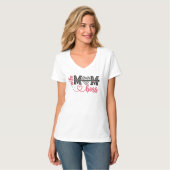 ワイルド ママ ボス ハート Tシャツ (正面フル)