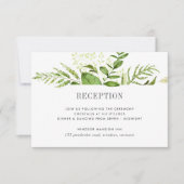 ワイルド メドウ ウェディング レセプション 封入カード 招待状 (正面)