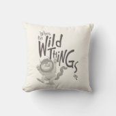 ワイルド・モノが引用文 クッション (正面)