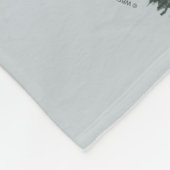 ワイルド・モノが月に一度のマイルストーンになるベビー フリースブランケット (角)